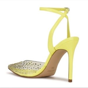 Nine West Neon ankle strap pumps NEW